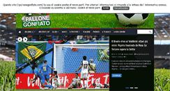 Desktop Screenshot of ilpallonegonfiato.com